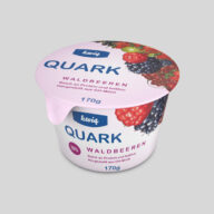 Quark Verpackung 3d-produktvisualisierung